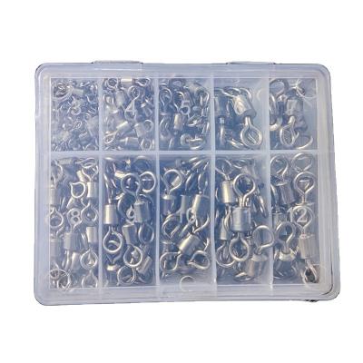 China Gulang 220pcs Ring Connector High Speed ​​Solid Figure Eight Bearing Swivel Fishing Fishing Accessories for sale