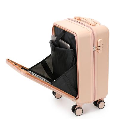 China Retro Trolley ABS Case Genuine Luggage Travel Hard Suitcase Luggage+Sets for sale