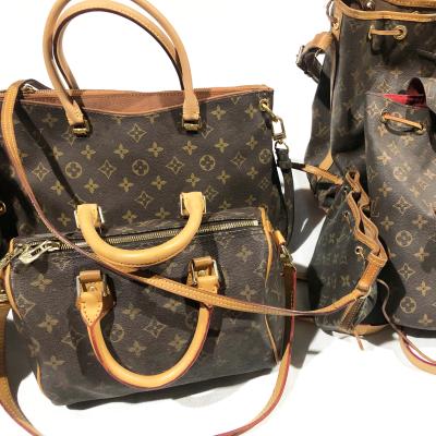 China New-fashion Leather Handbags Ladies Used Bags Bullets Second Handbags Chameleon for sale