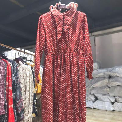 China 2020 Fashion Women's Modern Lady Second Hand Casual Dress Used Clothes In Balls for sale