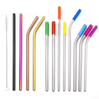 China Recyclable Reusable Straws Universal Silicone Cover For Stainless Steel Straws Teeth Protector Bar Accessories for sale