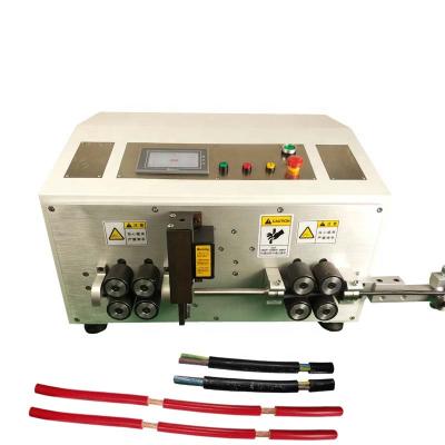 China Wire Cutting HS-BX08 Automatic Computer Large Cable Sheath Wire Cutting And Stripping Machine Wire Peeling for sale