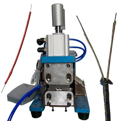 China Customized Pneumatic Plier Wire Stripper 3F Blade Wire Stripping Machine Cable Wire Stripping Stripping Machine for sale