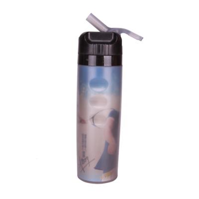 China Viable High Production Promotional Sports Small Size Portable Plastic Water Bottle With Custom Logo for sale