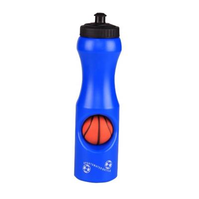 China Wheat Free Material Reusable Straw Food Grade Basketball Gym Water Bottle Viable Hot Sale Plastic Wholesale for sale