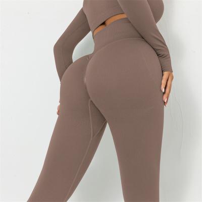 China Breathable High Waist Butt Tights Compression Pants Gym Lifting Activewear Lift Up Gaiters For Women Workout Yoga Panties for sale