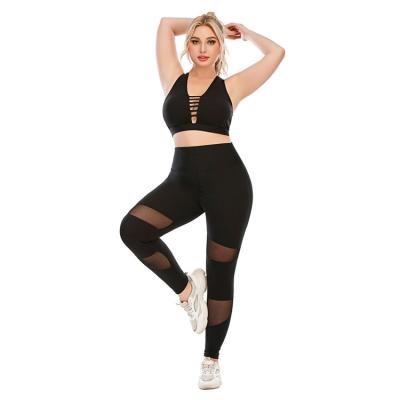 China 2022 New Breathable Women Plus Size Yoga Gym Fitness Suits Running Wear Sportswear Sportsuits Tracksuit Female Sports Sets for sale