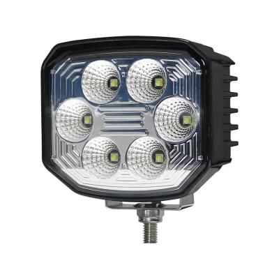 China Car Off-road Parts 4.4inch Led Work Lamp 60w Led Light Truck Led Spot Flood Square Led Work Light 4.4'' for sale