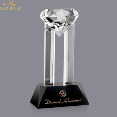 China Custom Creative Free Engraving Crystal Diamond Tower Award from Europe for sale