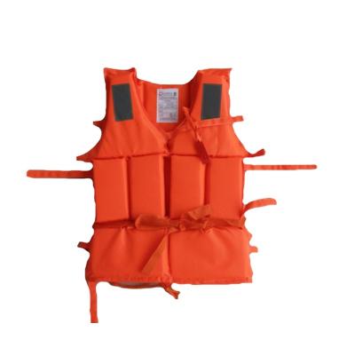 China Professional Products High Quality Orange Color Safety Oxford Cloth Water Work Vest Adult Life Vest With Oxford Top Cloth for sale