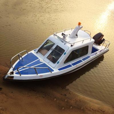 China New Product Aluminum Fast Speed ​​Boat Fiberglass High Speed ​​Sport Speed ​​Boat Yacht 4 Person Outdoor Fishing Sport Boat 40-60HP for sale