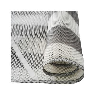 China Anti-Static 3D Air Mesh Mattress Ventilated Mat For Portable Baby Crawling Mat For Hotel Mattress Topper For Truck Protection for sale