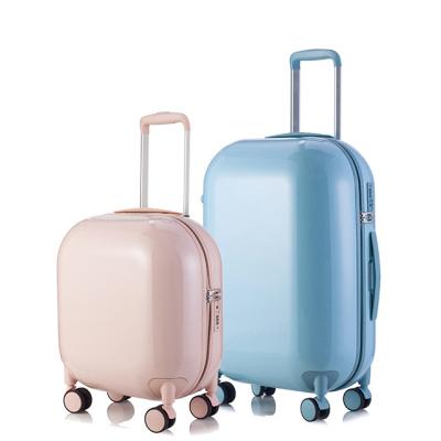 China Hot Selling Lovely New Travel Style Waterproof Hard PC Durable Travel Luggage Girl Business Travel for sale