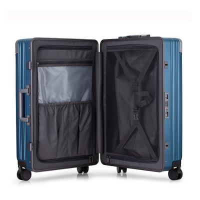 China Hot Selling Fashion Durable Custom Logo Tsa Lock Travel 360 Hard Case Suitcase ABS Trolley Box Rolling Luggage for sale