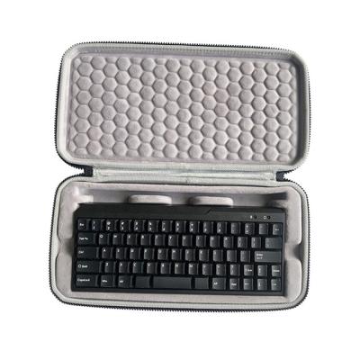 China Eva Molded OEM / ODM Keyboard Storage Gaming Keyboard Hard Zipper Eva Case for sale