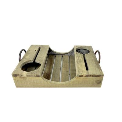 China Decorate professional 100%handmade supplier to decorate 100% handmade wooden wine bottle holders for sale