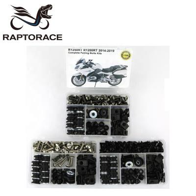 China Aftermarket Raptorace Fit For BMW R1250RT R1200RT Aftermarket 10.9 Fairing Cover Bolt Kit Mounting Fastener Bodywork Screw Steel Clip Gasket Nut for sale