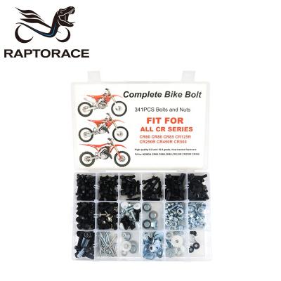 China Aftermarket Raptorace Fit For HONDA CR60 CR80 CR85 CR125R CR250R CR500 10.9 Steel Bolt Fastener Screw Clip Gasket Nut for sale