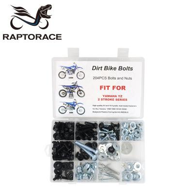 China Aftermarket Raptorace fit for Yamaha YZ 80 85 125 250 aftermarket steel bolt tie screw clip gasket nut 10.9 for sale