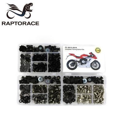 China Aftermarket Raptorace Fit For 2013-2019 AGUSTA WasherNut F-3 Aftermarket 10.9 Fairing Cover Bolt Kit Mounting Fastener Steel Bodywork Screw Clip for sale