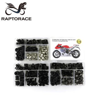 China Aftermarket Raptorace Fit For MV AGUSTA F4 00-18 F4R 06-18 F4RR 11-19Aftermarket 10.9 Aftermarket 10.9 MV Agusta F4 00-18 Fairing Cover Bolt Kit Mounting Fastener Body Steel Work for sale