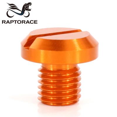 China Aftermarket Raptorace M10*1.25 M10*1.5 M8*1.25 Thread Pitch Mirror Hole Socket Cover Screw Bolt Block Off 6061 Aluminum Alloy for sale