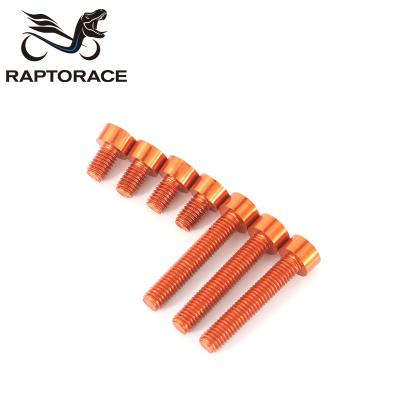 China Aftermarket Raptorace Fit For KTM SUZUKI YAMAHA KAWASAKI Aftermarket Gas Fuel Oil Tank Cover Bolt Screw 5052 Aluminum Alloy for sale