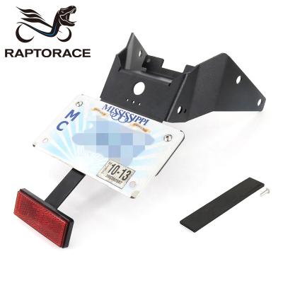 China Aftermarket Raptorace Fit For KTM DUKE 690 2012-2021 Aluminum Aftermarket Number Plate Holder Shock Absorber Remover Tails Tidy for sale