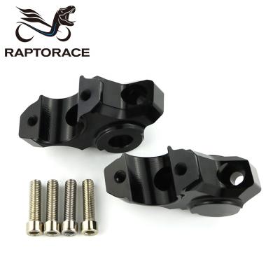 China Aftermarket Raptorace Fit For YAMAHA MT-09 FZ-09 XSR900 XT1200Z MT-10 FZ-10 XJR1300 Niken Aftermarket Handlebar Riser Clamp Offset Design for sale