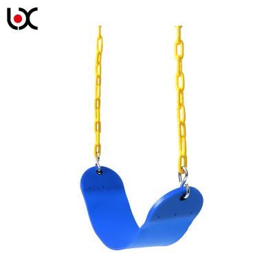 China Strong Swing Belt Swing Seat Kids Playground Colored Single Hanging Swing Seat for sale