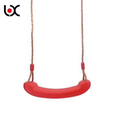 China Strong Cheap Colorful Outdoor Kids Garden Plastic Rope Seat China Factory Swing Swings for sale