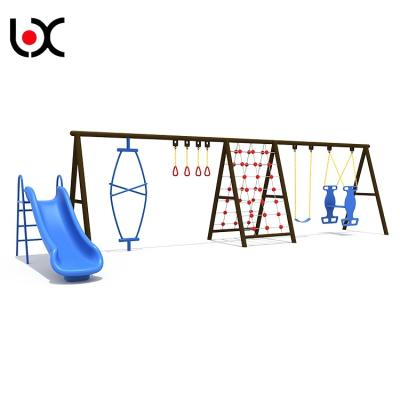 China New Contemporary Style Multifunctional Combination Swing Outdoor Playground Equipment for sale