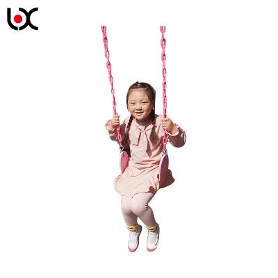 China Strong Swing Seat High Quality Durable Kids Belt Swing Seat , Colorful Outdoor Single Swing for sale