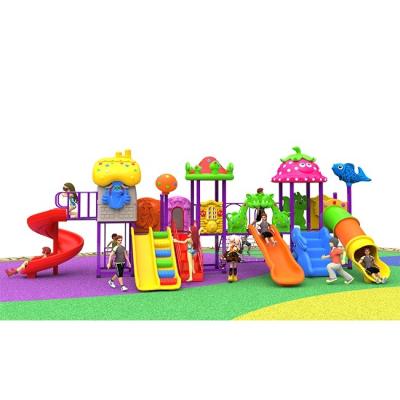 China Factory Wholesale Kids Entertainment Playground Outdoor Plastic Slide Slide for sale