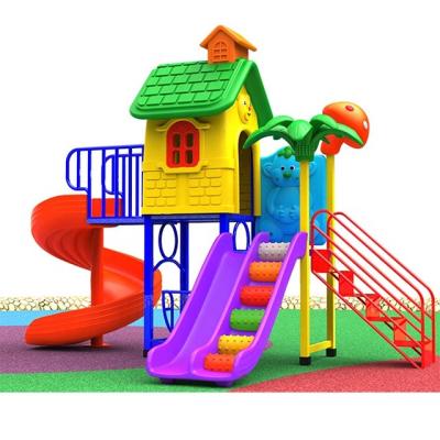 China Cheap Kids Used Play Outdoor Playground Plastic Slides Customized Amusement Park Slide For Sale for sale