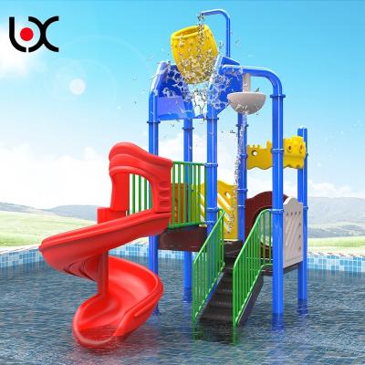 China Anti-static Water Park/Water Playground Kids Water Playground High Level Water Park Outdoor Small Size Slides for sale