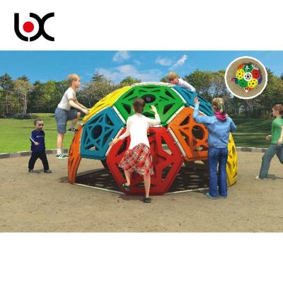 China LLDPE Kids Outdoor Plastic Playground Entertainment Climbing Structure for sale