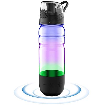 China Music Viable Dancing Water Bottle Smart Speaker 500ML Water Bottle With Reminder To Drink Water For Outdoor for sale