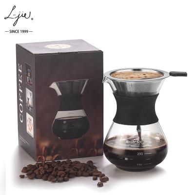 China Great Viable Pour Over Coffee Maker by Coffee Alligator for the Perfect Hand Glass Coffee Maker with Glass Cara for sale