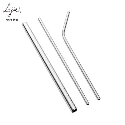 China Straw Metal Straws Reusable Drinking High Quality Viable 304 Stainless Steel Straws for sale