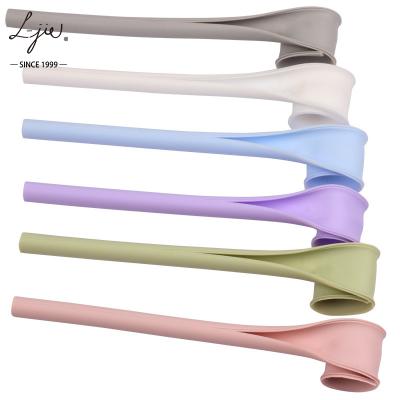 China New Product Ideas 2020 Viable Split Straws Silicone Resealable Reusable Easy Cleaning Straw for sale