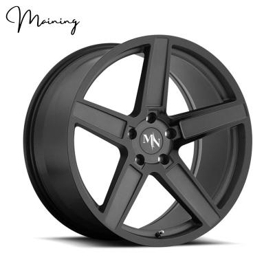 China 5 Lugs 6061-T6 Maining Matte Black Rims 6061-T6 Aluminum Custom Alloy Rims Forged Car Wheels For BMW X5 X6 X5 X4 M Sport Style Rims Wheels for sale