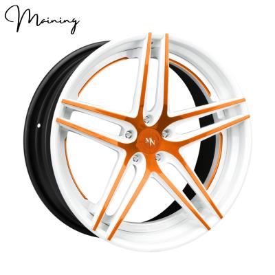 China 6061-T6 Maining Size Color Aluminum Custom Alloy Rims Forged Racing Car Wheels For Audi RS5 Porsche BMW E46 E60 E90 Mercedes Benz Rims Wheels for sale