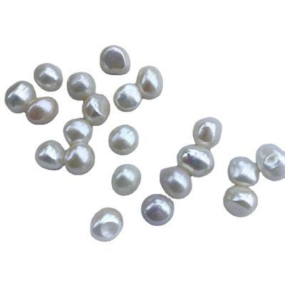 China New Style 10-11mm Freshwater Irregular Baroque Double Sided Light Pearl Loose Pearl Accessory Beads for sale