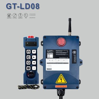 China Waterproof Industrial GT-LD08 Crane Hoist Remote Control Dual Speed ​​Switch 8 Radio Wireless Channel Replace UTING F24-8D Remote Control for sale