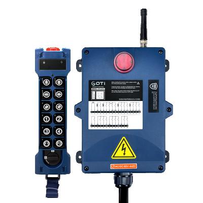 China GT-LD12 Crane Hoist Remote Control Dual Speed ​​Switch 12 Waterproof Industrial Radio Wireless Channel Replace UTING F24-12D Remote Control for sale