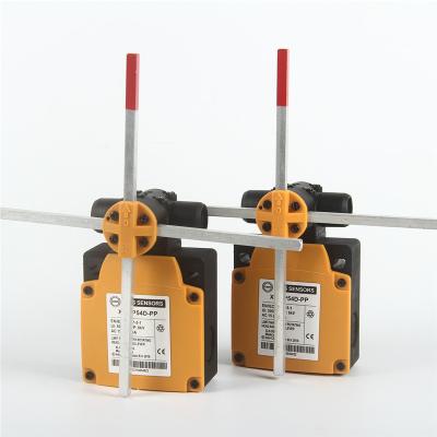 China Limit switch limit switch with rotating head and cross lever XLS-P54D-PP for sale