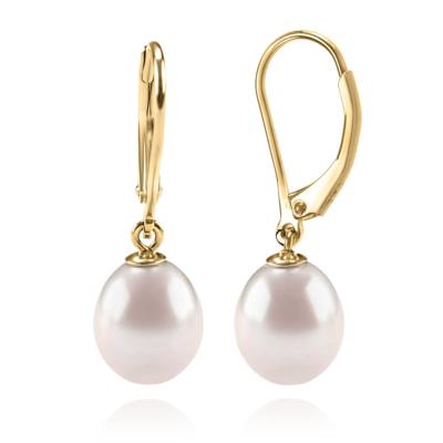 China FASHIONABLE wholesale quality freshwater cultured pearl earrings dangle stud pearl earrings jewelry for sale