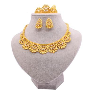 China CLASSIC Plating Jewelry Women Jewelry Set 18k Gold High Quality 18k Gold Fashion Gift Rings Party Western for sale