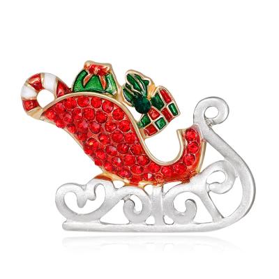 China ALLOY 2021 New Series Top Sales Fashion Cartoon Christmas Car GiJewelry Gifts Brooch Pin For Women Girls for sale